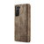 Samsung Galaxy S22 5G CaseMe C30 Multifunctional Phone Leather Case with Holder & Card Slot & Wallet - Brown