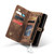 Samsung Galaxy S22 5G CaseMe-008 Detachable Multifunctional Horizontal Flip Leather Case - Brown