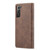 Samsung Galaxy S22 CaseMe 013 Multifunctional Horizontal Flip Leather Phone Case - Coffee