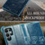 Samsung Galaxy S22 Ultra 5G CaseMe 003 Crazy Horse Texture Leather Phone Case - Blue