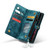 Samsung Galaxy S22 Ultra 5G CaseMe-008 Detachable Multifunctional Horizontal Flip Leather Case - Green