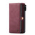 Samsung Galaxy S22+ 5G CaseMe 018 Detachable Multi-functional Leather Phone Case - Red