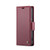 Samsung Galaxy S22+ 5G CaseMe 023 Butterfly Buckle Litchi Texture RFID Anti-theft Leather Phone Case - Wine Red