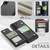 Samsung Galaxy S22+ 5G CaseMe C22 Card Slots Holder RFID Anti-theft Phone Case - Black
