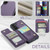 Samsung Galaxy S22+ 5G CaseMe C22 Card Slots Holder RFID Anti-theft Phone Case - Purple