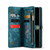 Samsung Galaxy S22+ 5G CaseMe-008 Detachable Multifunctional Horizontal Flip Leather Case - Green