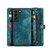 Samsung Galaxy S22+ 5G CaseMe-008 Detachable Multifunctional Horizontal Flip Leather Case - Green