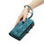 Samsung Galaxy S22+ 5G CaseMe-008 Detachable Multifunctional Horizontal Flip Leather Case - Green