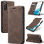 Samsung Galaxy S22+ CaseMe 013 Multifunctional Horizontal Flip Leather Phone Case - Coffee