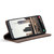 Samsung Galaxy S22+ CaseMe 013 Multifunctional Horizontal Flip Leather Phone Case - Coffee