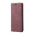 Samsung Galaxy S22+ CaseMe 013 Multifunctional Horizontal Flip Leather Phone Case - Wine Red