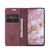 Samsung Galaxy S22+ CaseMe 013 Multifunctional Horizontal Flip Leather Phone Case - Wine Red