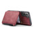 Samsung Galaxy S22+ CaseMe C20 Multifunctional Leather Phone Case - Dark Red