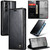 Samsung Galaxy S23 5G CaseMe 003 Crazy Horse Texture Leather Phone Case - Black