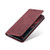 Samsung Galaxy S23 5G CaseMe 013 Multifunctional Horizontal Flip Leather Phone Case - Wine Red