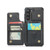 Samsung Galaxy S23 5G CaseMe C22 Card Slots Holder RFID Anti-theft Phone Case - Black