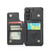 Samsung Galaxy S23 5G CaseMe C22 Card Slots Holder RFID Anti-theft Phone Case - Black