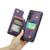 Samsung Galaxy S23 5G CaseMe C22 Card Slots Holder RFID Anti-theft Phone Case - Purple