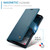 Samsung Galaxy S23 FE 5G CaseMe 023 Butterfly Buckle Litchi Texture RFID Anti-theft Leather Phone Case - Blue