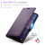 Samsung Galaxy S23 FE 5G CaseMe 023 Butterfly Buckle Litchi Texture RFID Anti-theft Leather Phone Case - Pearly Purple