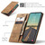 Samsung Galaxy S23 FE CaseMe 013 Multifunctional Horizontal Flip Leather Phone Case - Brown