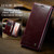 Samsung Galaxy S23 FE CaseMe-003 PU + PC Business Style Crazy Horse Texture Leather Phone Case - Mulberry Red