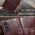 Samsung Galaxy S23 FE CaseMe-003 PU + PC Business Style Crazy Horse Texture Leather Phone Case - Mulberry Red Samsung Galaxy S23 FE CaseMe-003 PU + PC Business Style Crazy Horse Texture Leather Phone Case - Mulberry Red
