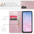 Samsung Galaxy S23 FE CaseMe-003 PU + PC Business Style Crazy Horse Texture Leather Phone Case - Pink
