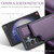 Samsung Galaxy S23 Ultra 5G CaseMe C22 Card Slots Holder RFID Anti-theft Phone Case - Purple