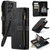 Samsung Galaxy S23 Ultra 5G CaseMe C30 Multifunctional Leather Phone Case - Black
