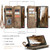 Samsung Galaxy S23 Ultra 5G CaseMe C30 Multifunctional Leather Phone Case - Brown