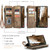 Samsung Galaxy S23 Ultra 5G CaseMe C30 Multifunctional Leather Phone Case - Brown