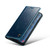 Samsung Galaxy S23+ 5G CaseMe 003 Crazy Horse Texture Leather Phone Case - Blue