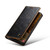 Samsung Galaxy S23+ 5G CaseMe 003 Crazy Horse Texture Leather Phone Case - Coffee