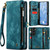 Samsung Galaxy S23+ 5G CaseMe 008 Detachable Multifunctional Leather Phone Case - Blue