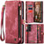 Samsung Galaxy S23+ 5G CaseMe 008 Detachable Multifunctional Leather Phone Case - Red
