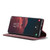 Samsung Galaxy S23+ 5G CaseMe 013 Multifunctional Horizontal Flip Leather Phone Case - Wine Red