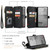 Samsung Galaxy S23+ 5G CaseMe C30 Multifunctional Leather Phone Case - Black