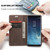 CaseMe-013 Multifunctional Retro Frosted Horizontal Flip Leather Case with Card Slot & Holder & Wallet Galaxy S8 - Coffee