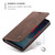 CaseMe-013 Multifunctional Retro Frosted Horizontal Flip Leather Case with Card Slot & Holder & Wallet Galaxy S8 Plus - Coffee