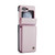 Samsung Galaxy Z Flip5 CaseMe C22 PC+TPU Business Style RFID Anti-theft Leather Phone Case - Pink
