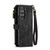 Samsung Galaxy Z Fold5 CaseMe C30 Multifunctional Card Slots Zipper Phone Leather Phone Case - Black