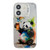 iPhone 11 Animal Pattern Oil Painting Series PC + TPU Phone Case - Panda