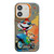 iPhone 11 Animal Pattern Oil Painting Series PC + TPU Phone Case - Motorcycle Dog