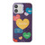 iPhone 12 Cute Animal Pattern Series PC + TPU Phone Case - Love iPhone 12 Cute Animal Pattern Series PC + TPU Phone Case - Love