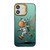 iPhone 12 Cute Animal Pattern Series PC + TPU Phone Case - Running astronauts