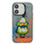 iPhone 12 Animal Pattern Oil Painting Series PC + TPU Phone Case - Wrath Duck