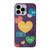 iPhone 13 Pro Cute Animal Pattern Series PC + TPU Phone Case - Love