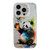 iPhone 13 Pro Animal Pattern Oil Painting Series PC + TPU Phone Case - Panda