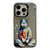iPhone 13 Pro Animal Pattern Oil Painting Series PC + TPU Phone Case - Hoodie Dog